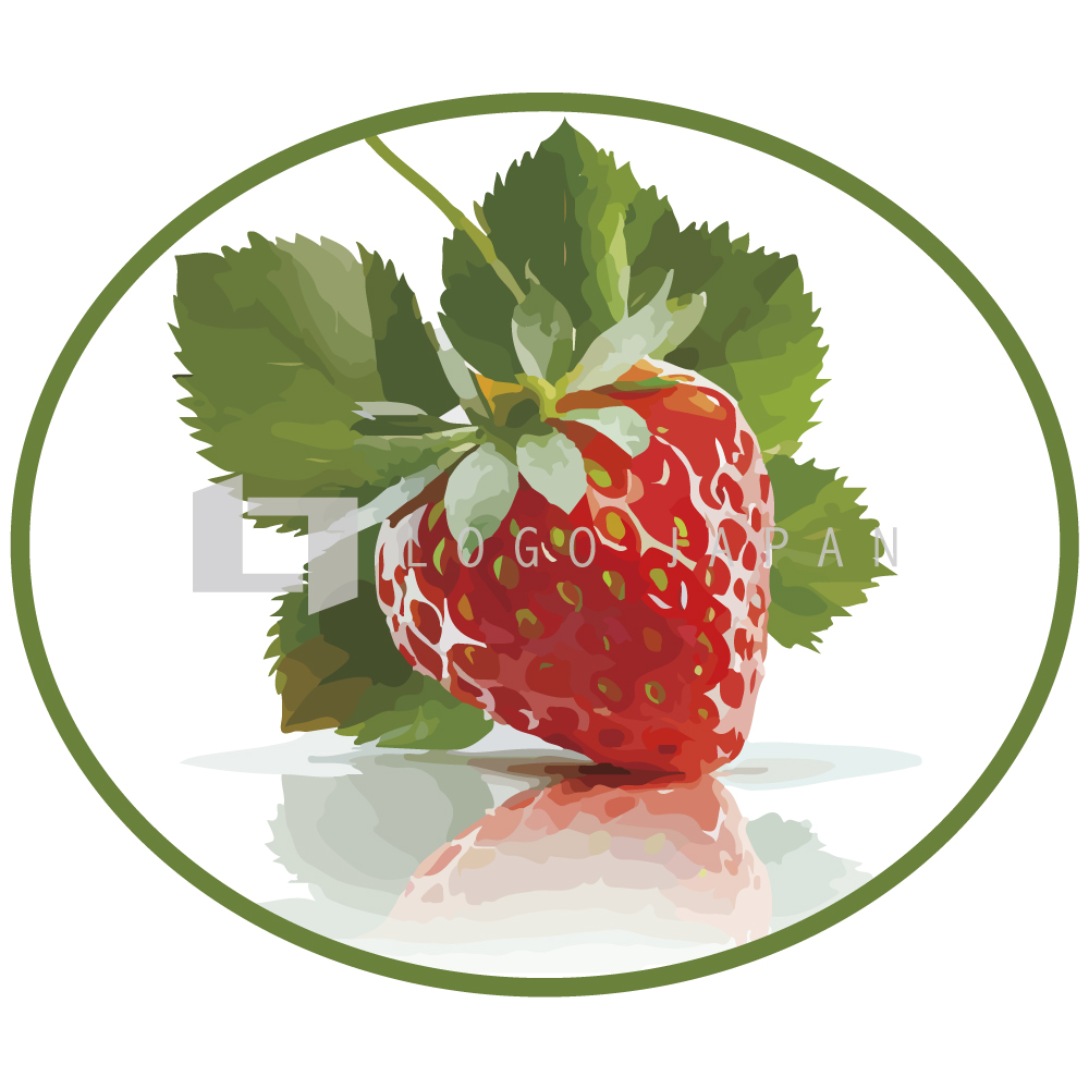 可愛いイチゴ アイコンマーク-strawberry01